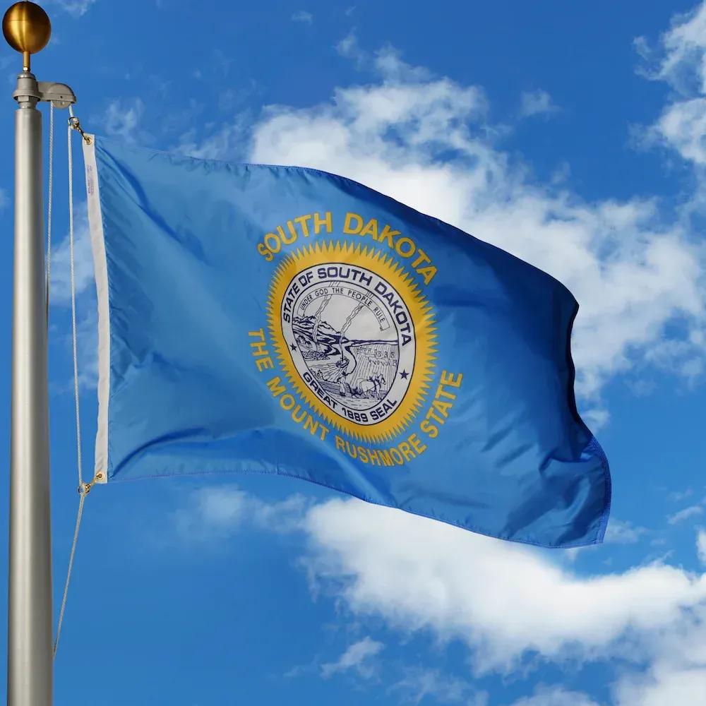 South Dakota flag image SVL