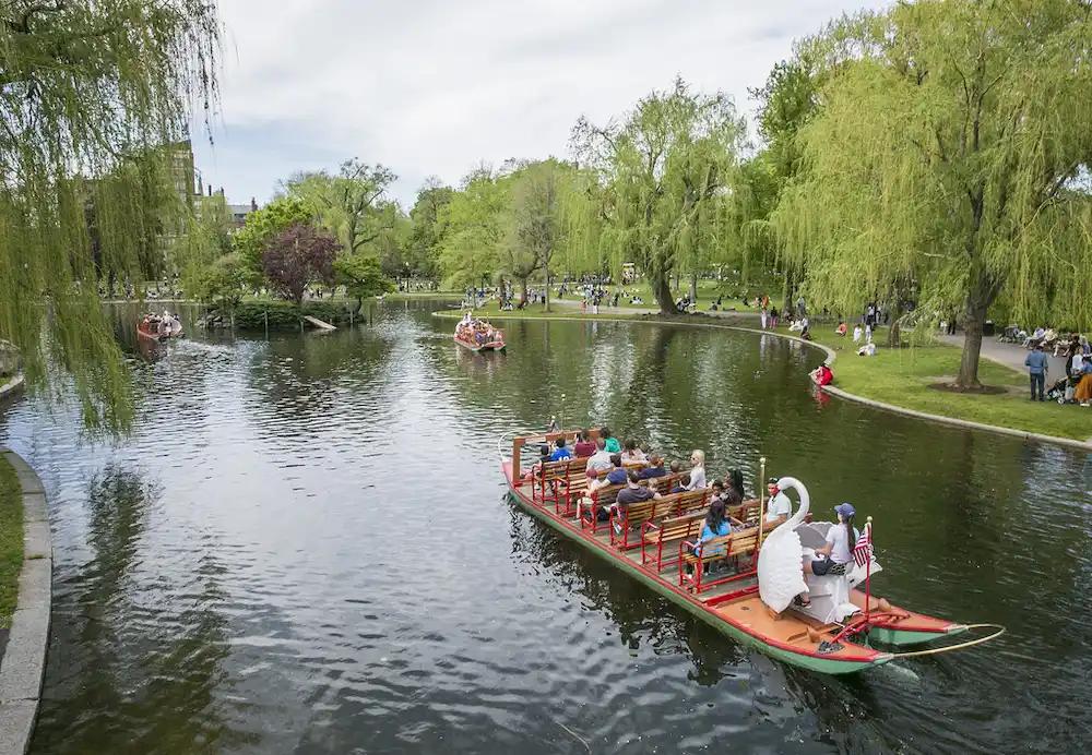 Boston Common and Public Garden Swan Boats