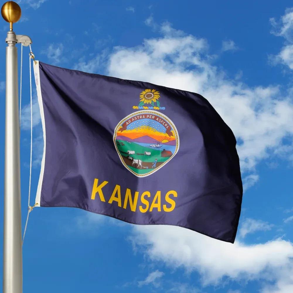 Kansas flag image SVL