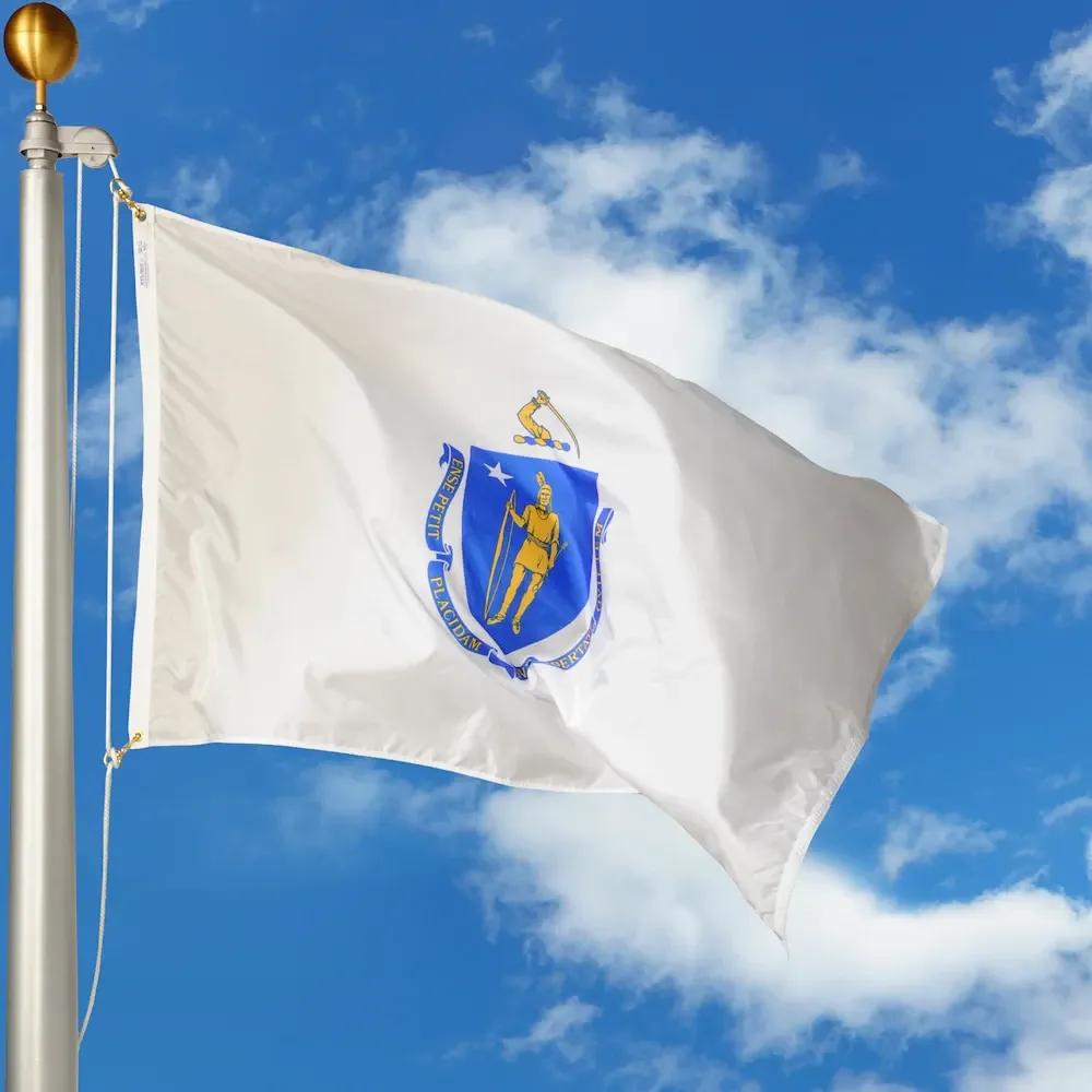 Massachusetts flag image SVL