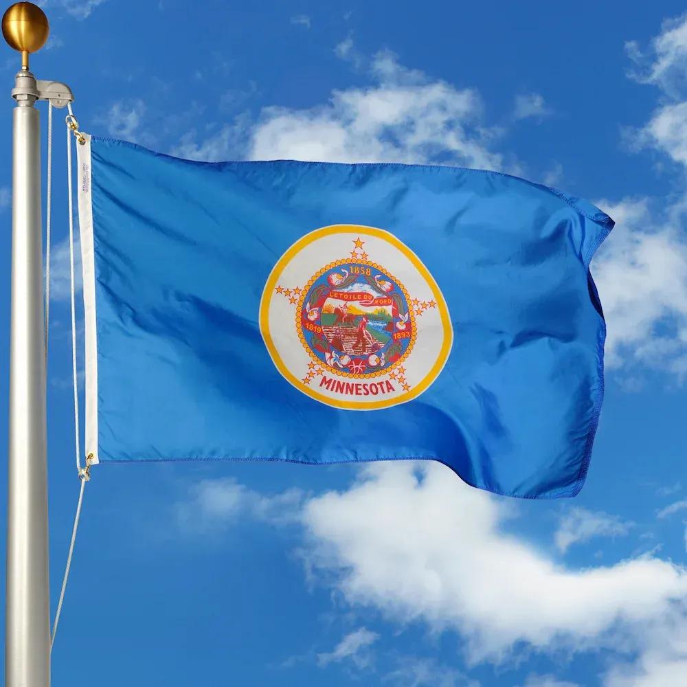 Minnesota flag image SVL