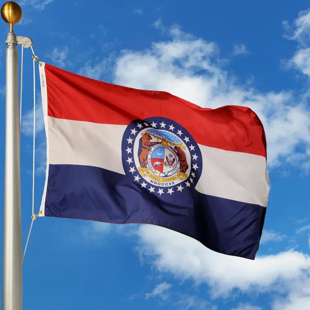Missouri flag image SVL