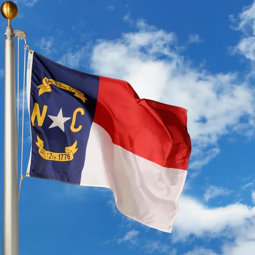 North Carolina flag image SVL