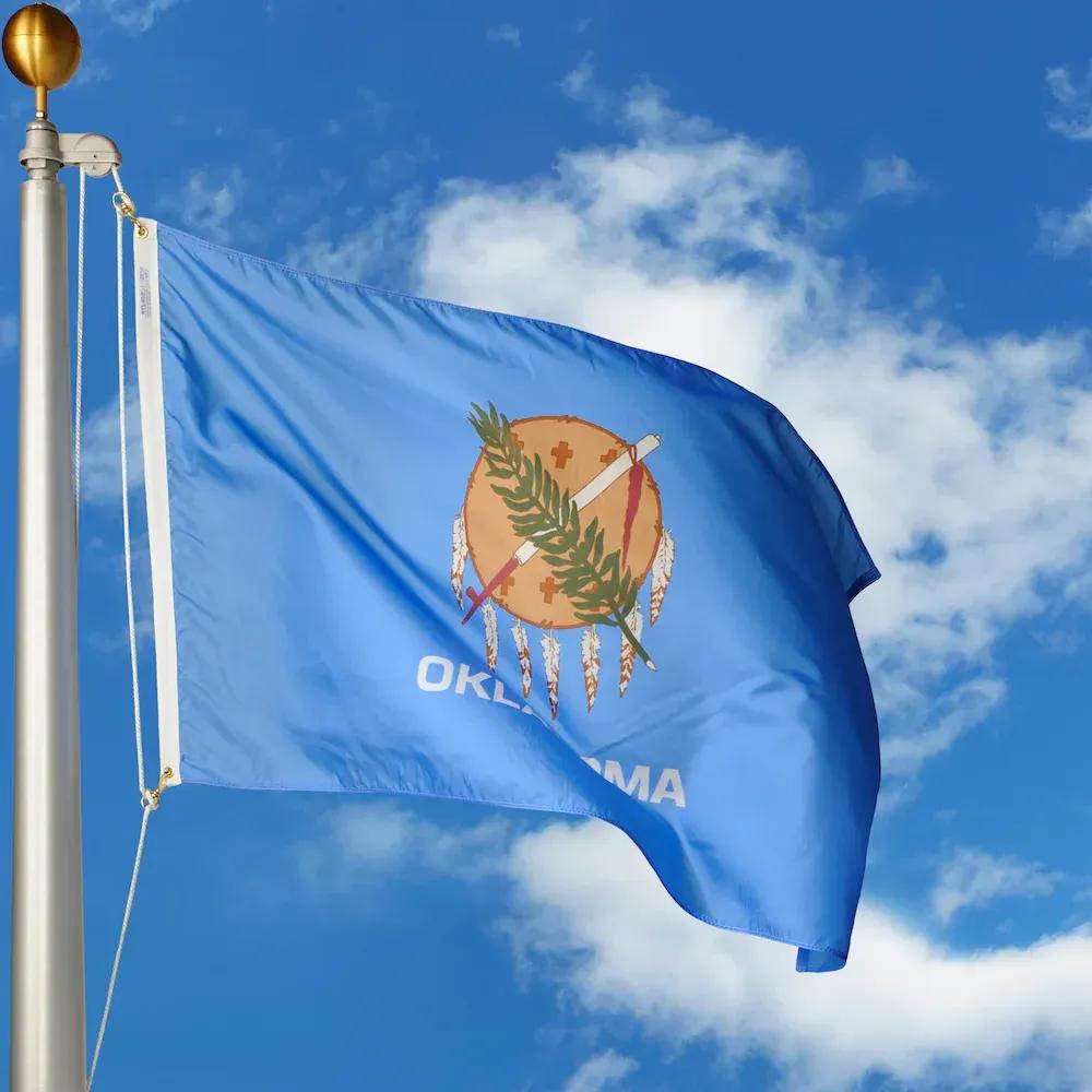 Oklahoma flag image SVL
