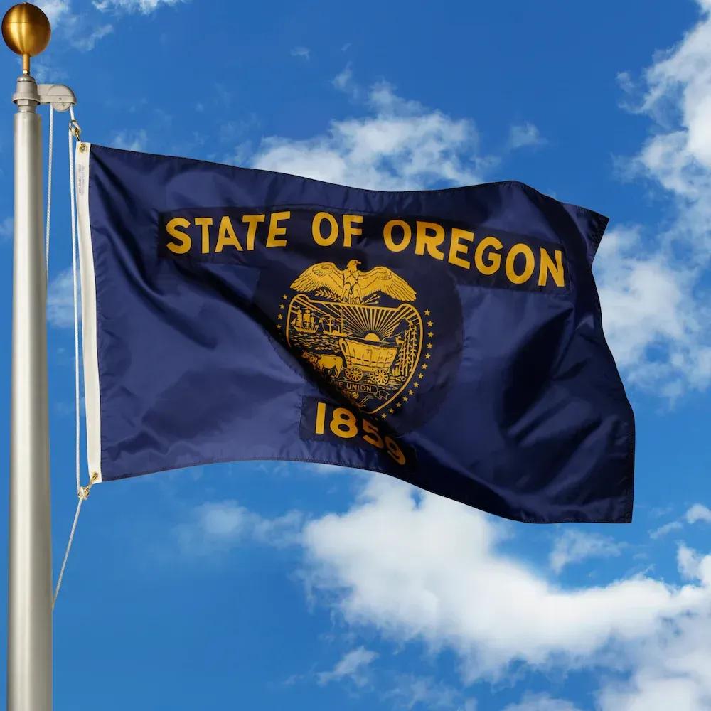 Oregon flag image SVL