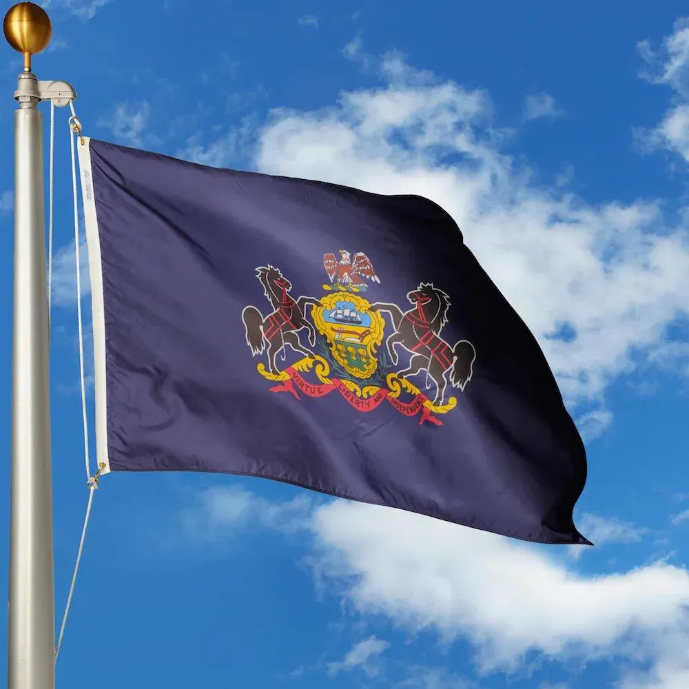 Pennsylvania flag image SVL