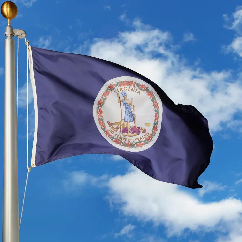 Virginia flag image SVL