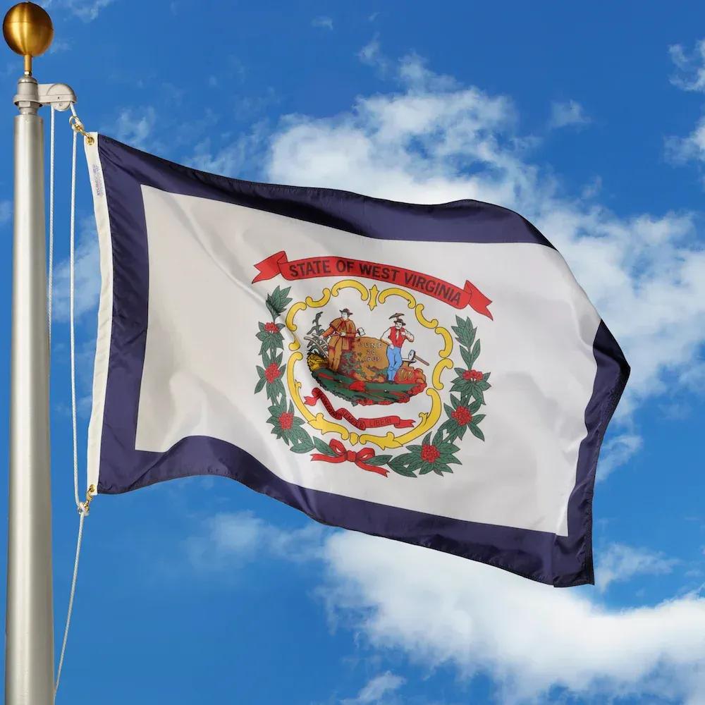 West Virginia flag image SVL